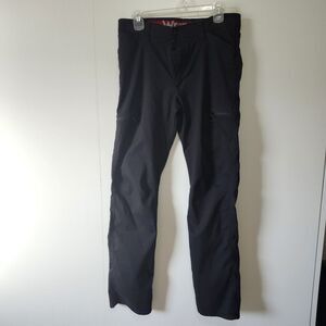 Wrangler Men’s Cargo Tek Flex Waist Hiking Pants 33x32 Black NW788NB – Outdoor